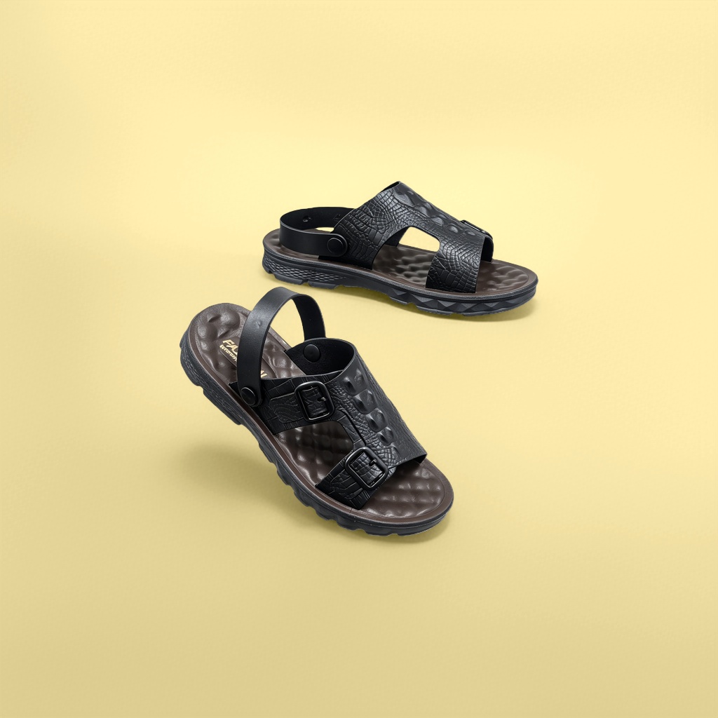 Negro simple moda sandalias mujeres verano transpirable antideslizante piso zapatos casuales Item Picture