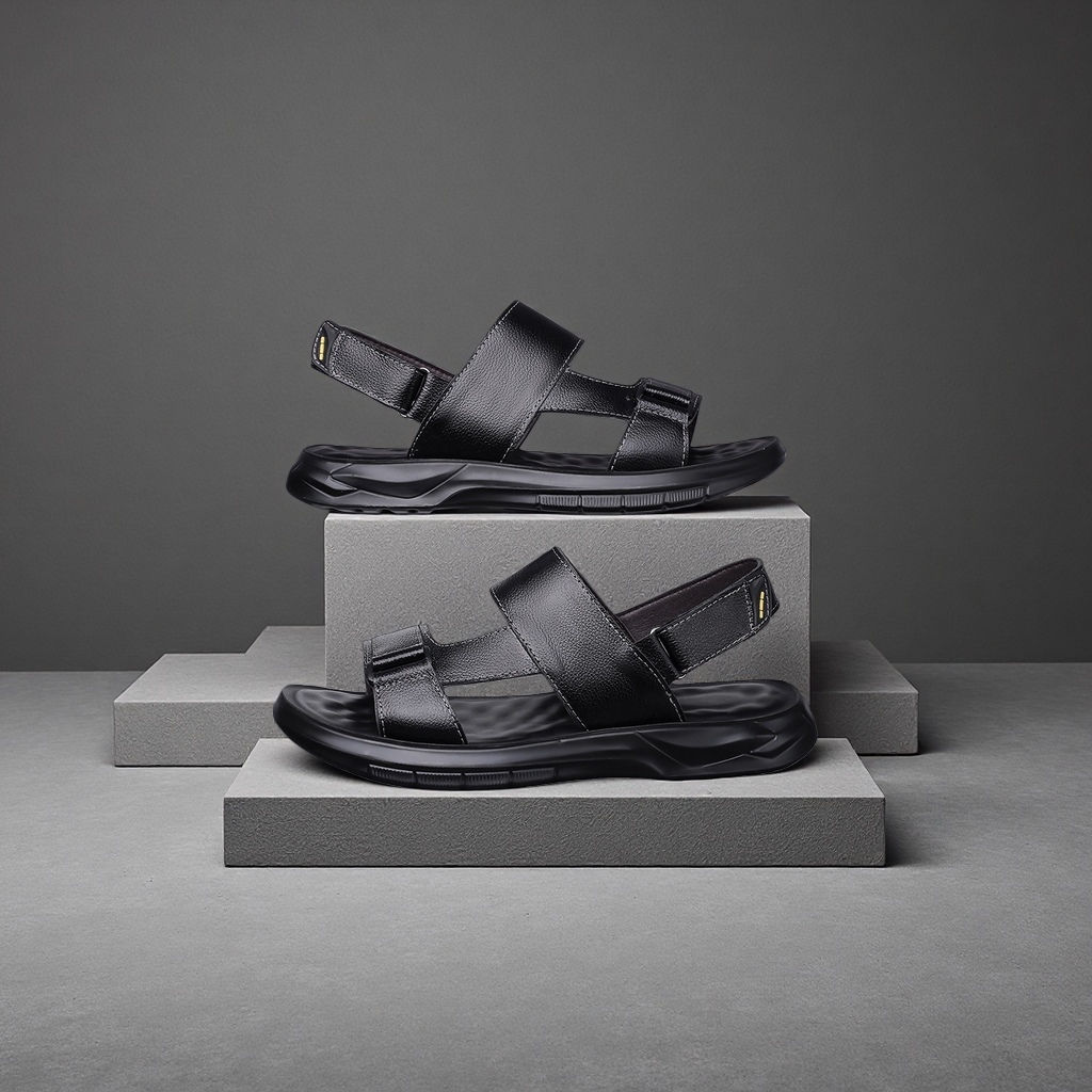 Men's genuine leather fashion sandals, men's leather sandals Application Scenario