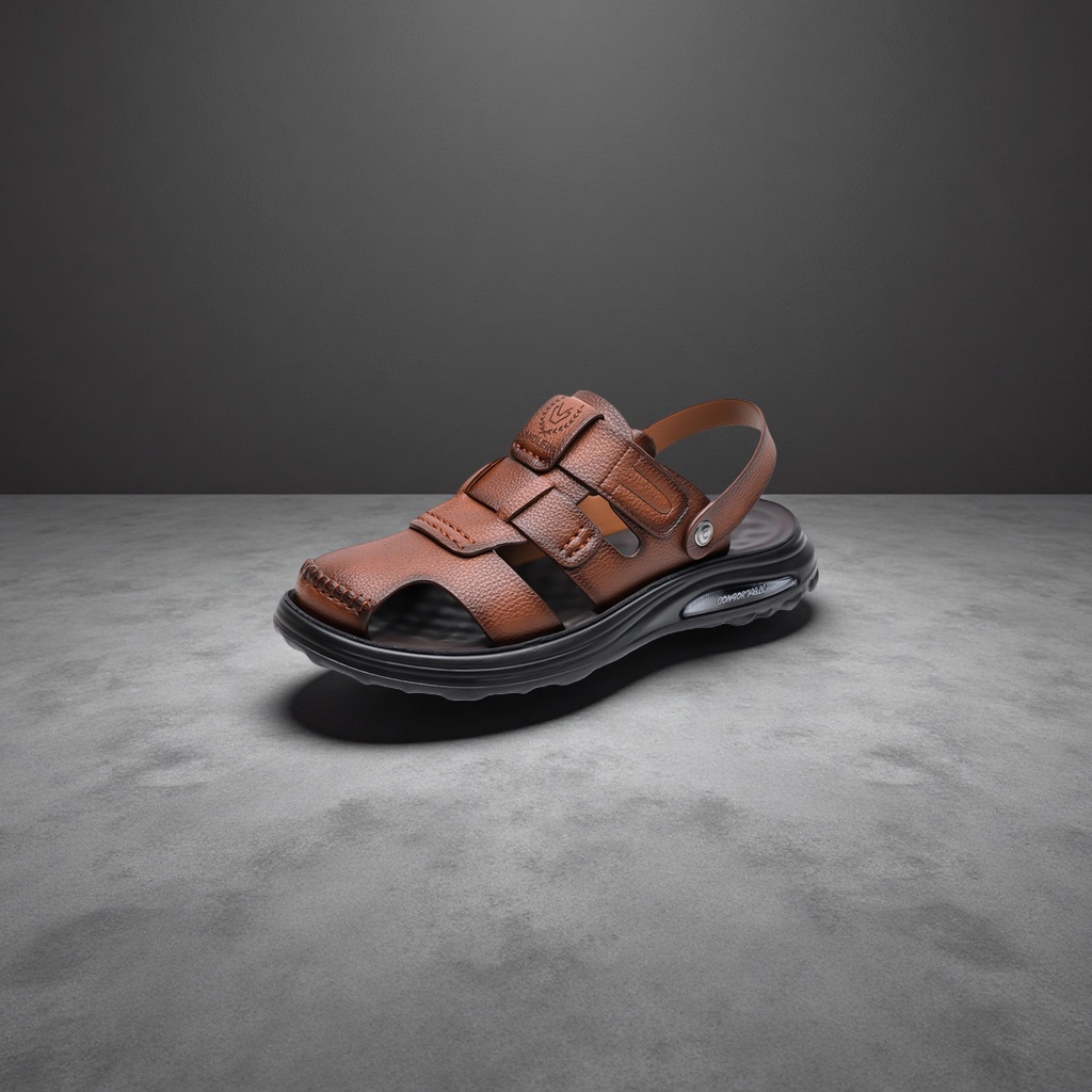 Men's genuine leather fashion sandals Application Scenario