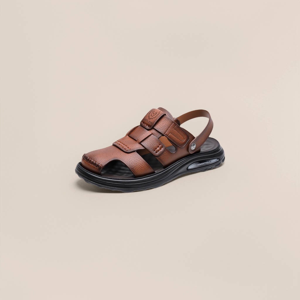 Men's genuine leather fashion sandals Specification image
