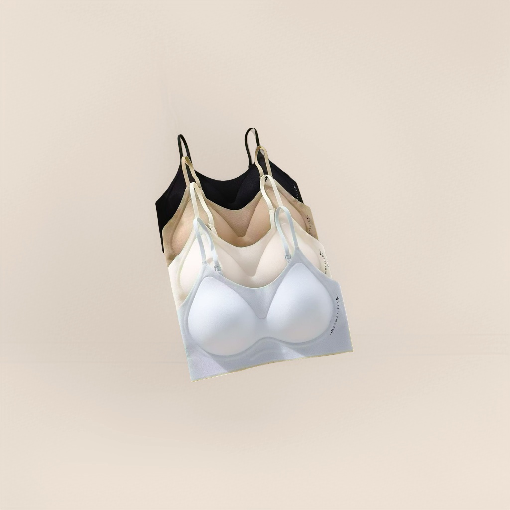The fashionable undergarment with a halter vest design is comfortable and breathable without any underwire Specification image