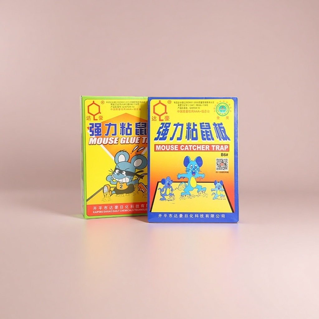 强粘型粘鼠板+粘鼠板细节图