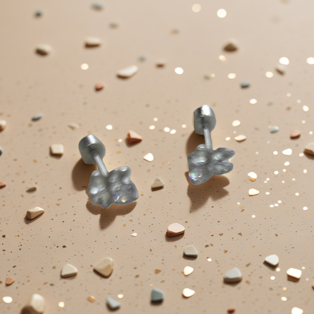 Pendientes de plata 925 plata esterlina antialérgicos orejeras para damas para uso diario de viaje Application Scenario