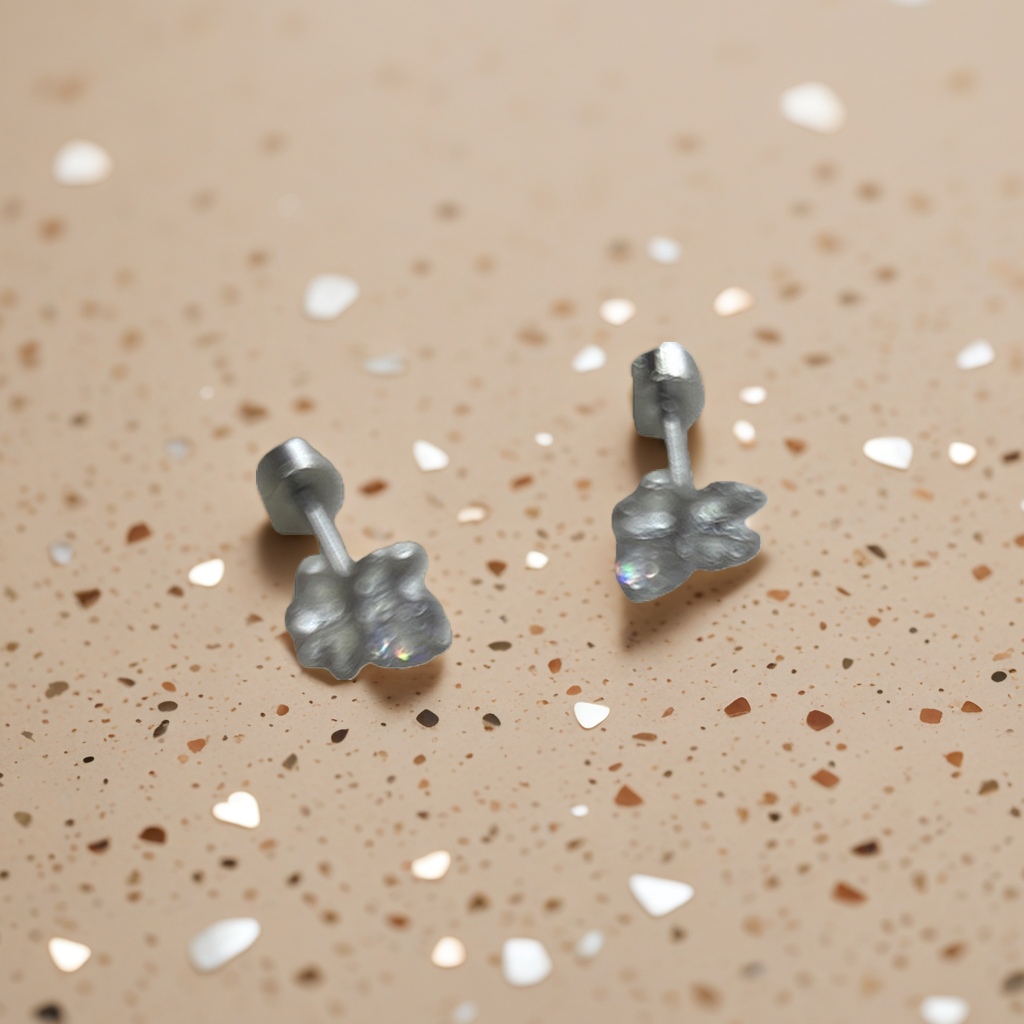 Pendientes de plata 925 plata esterlina antialérgicos orejeras para damas para uso diario de viaje Specification image