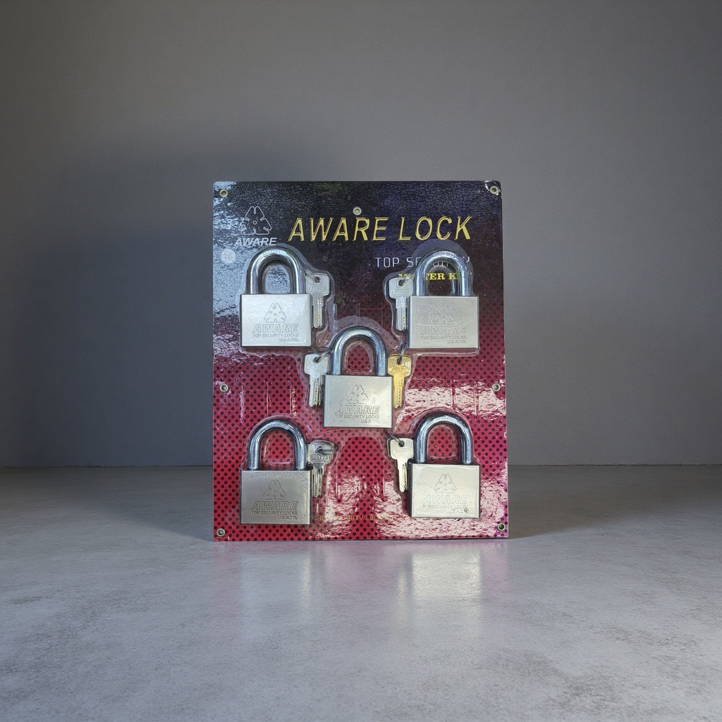 AWARE LOCK Metal Padlock Display Board Brand padlock storage display stand Application Scenario