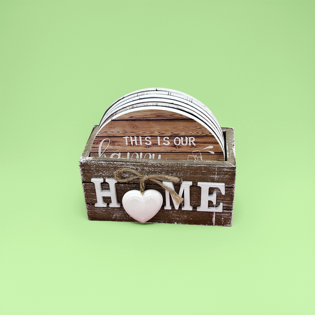 Wooden decorative storage box, multi-functional living room and bedroom desktop organization box
