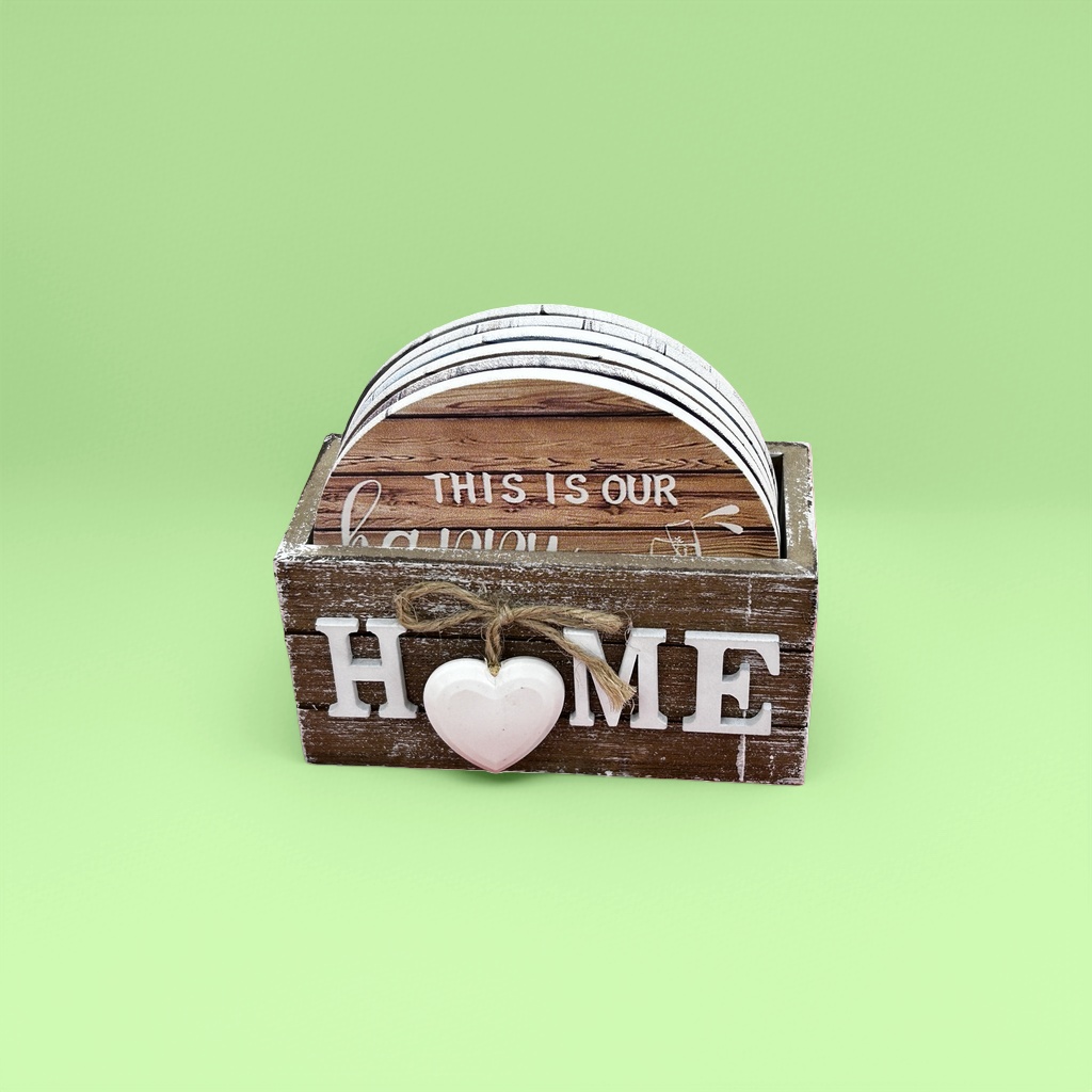 Wooden decorative storage box, multi-functional living room and bedroom desktop organization box Specification image