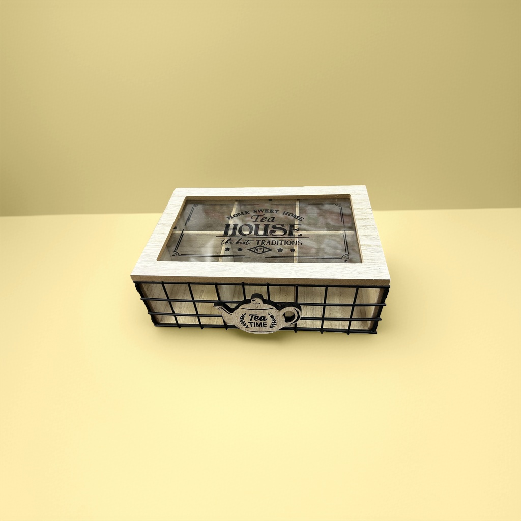 Wooden tea set storage box and tea storage box with multiple layers of compartments for moisture-proofing and preservation Specification image
