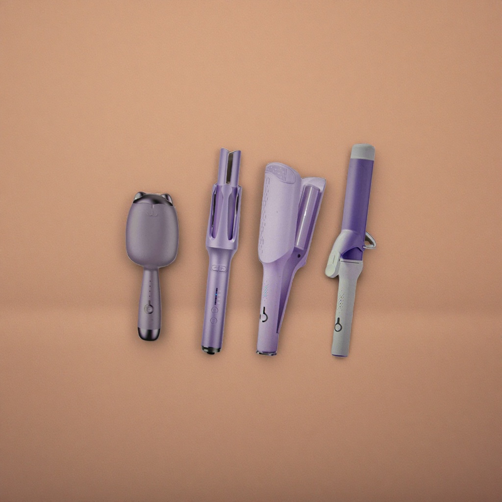 Purple curling iron 32mm large curls curling iron constant temperature ceramic negative ions Specification image