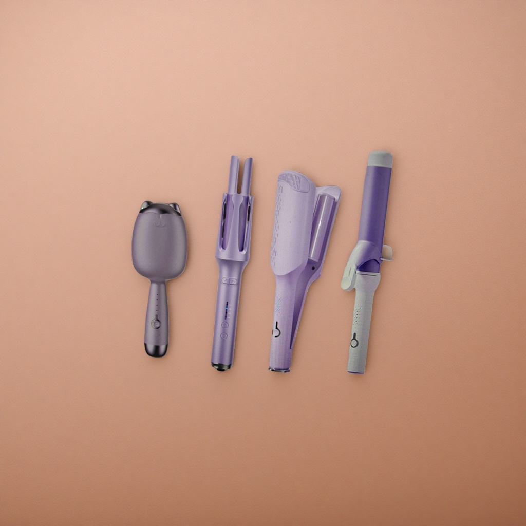 Purple curling iron 32mm large curls curling iron constant temperature ceramic negative ions details Picture