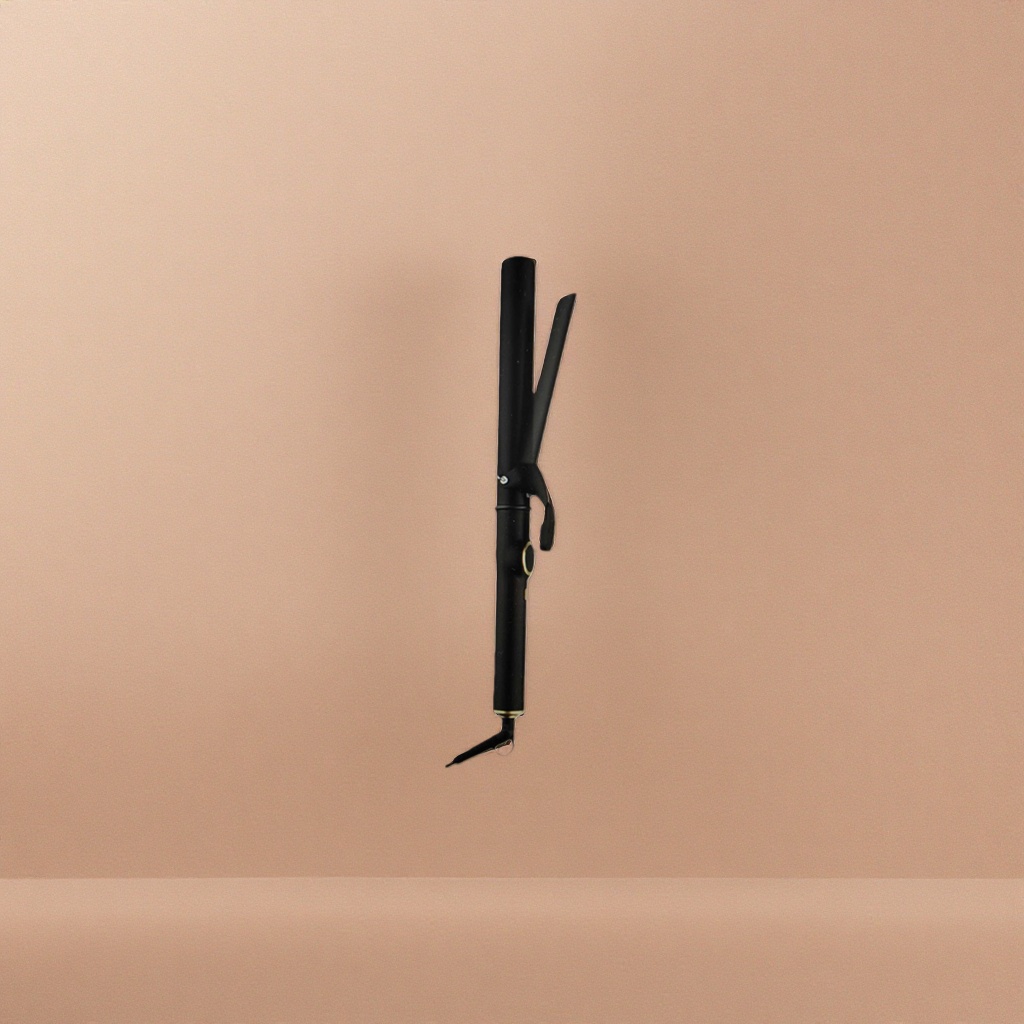 Black curling iron with a 32mm large diameter ceramic coating constant-temperature curling iron
