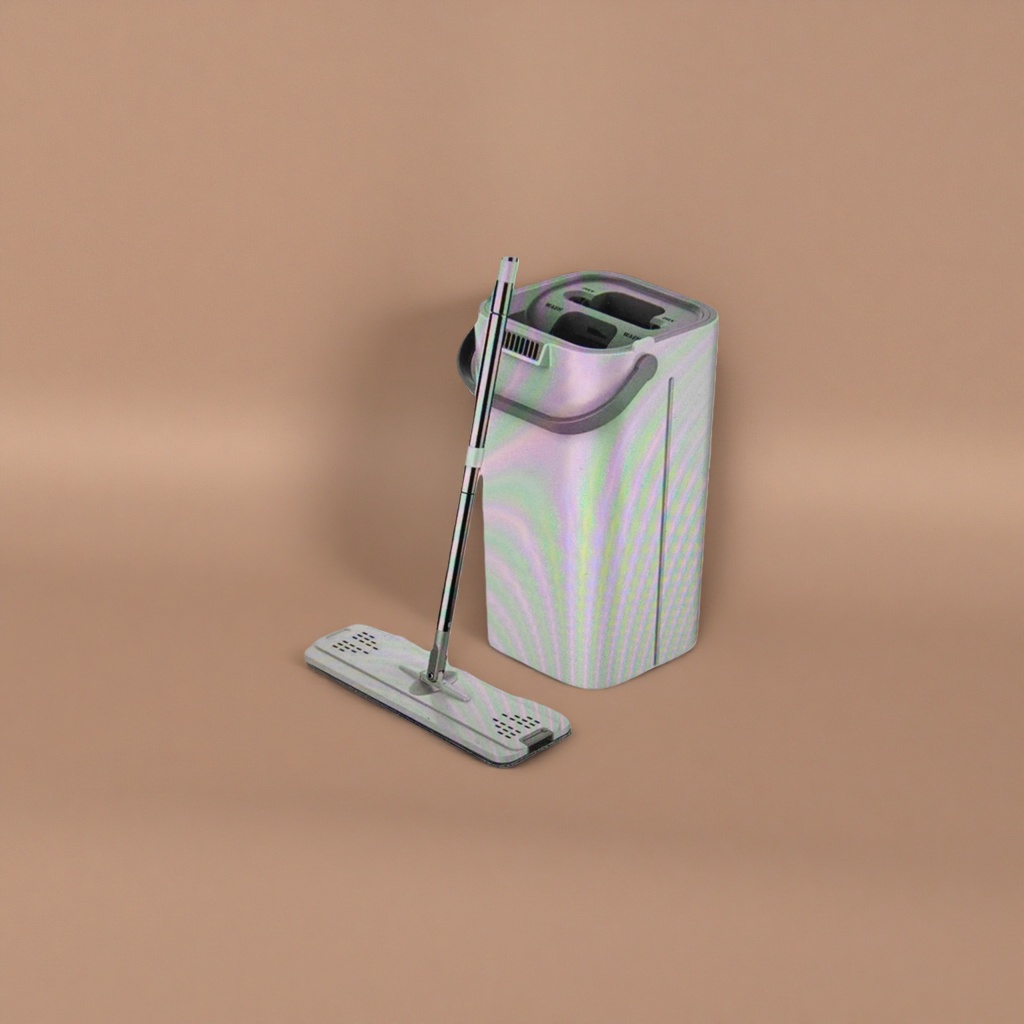 Good Dad's rotating mop with mop bucket set for home cleaning saves effort and eliminates the need for hand washing details Picture