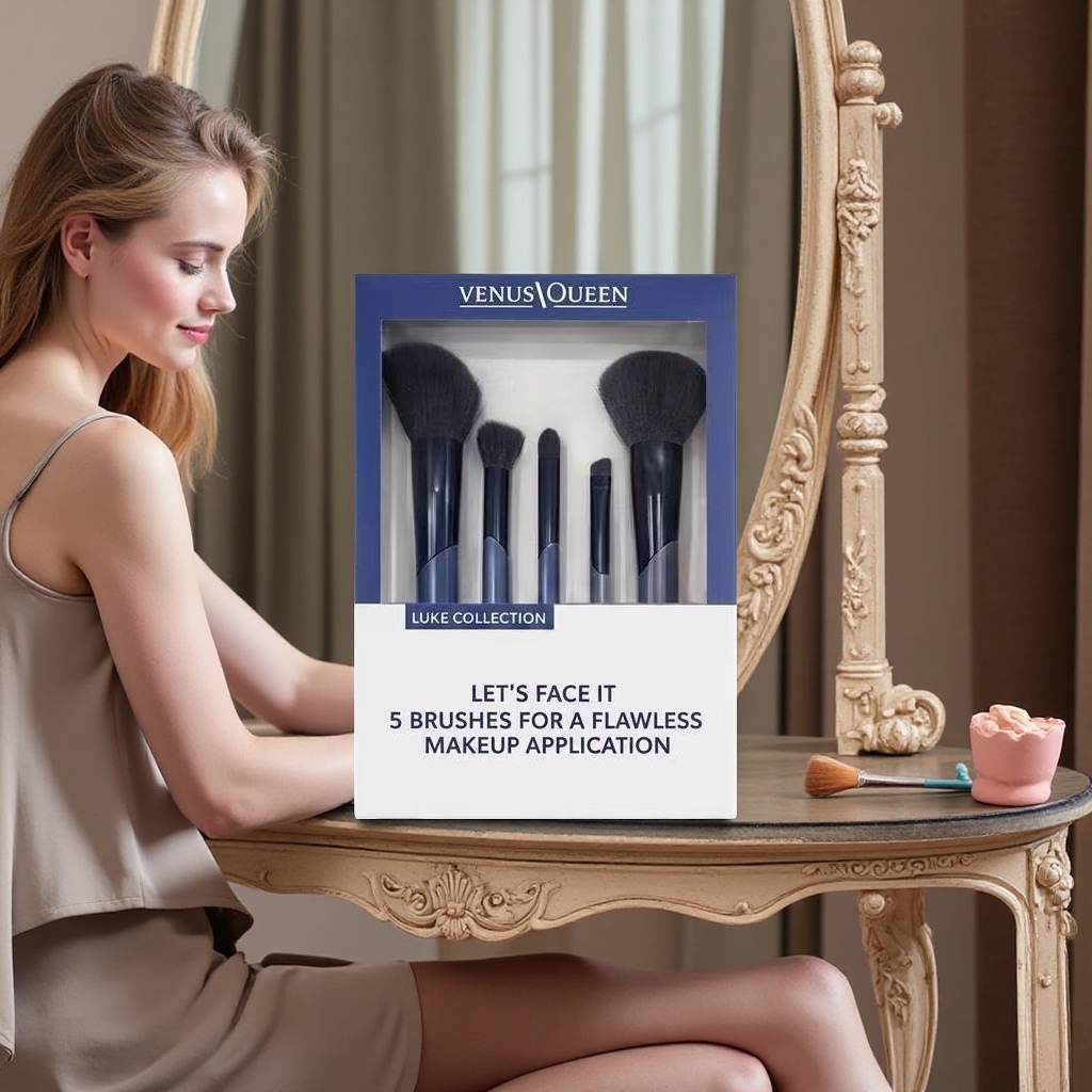 Venus Queen Luke Collection 5 Makeup Brush Sets Professional makeup brushes Application Scenario