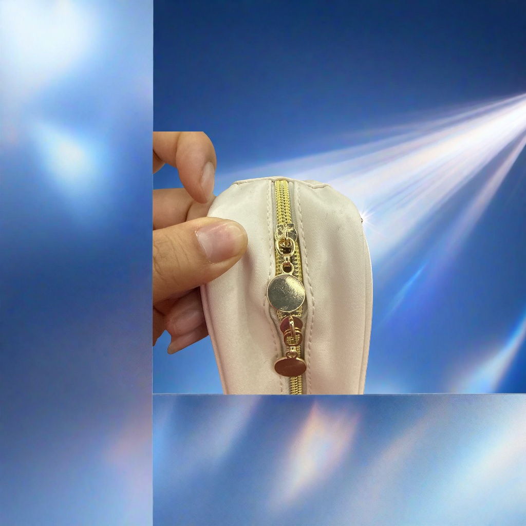 Beige zipper bag, large-capacity portable storage bag, dust-proof and water-proof zipper bag Application Scenario