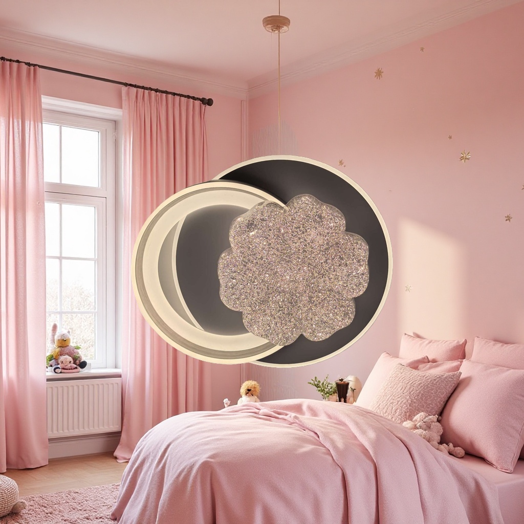 Modern art Nordic-style chandelier, simple ceiling lamp for living room, dining room and bedroom Application Scenario