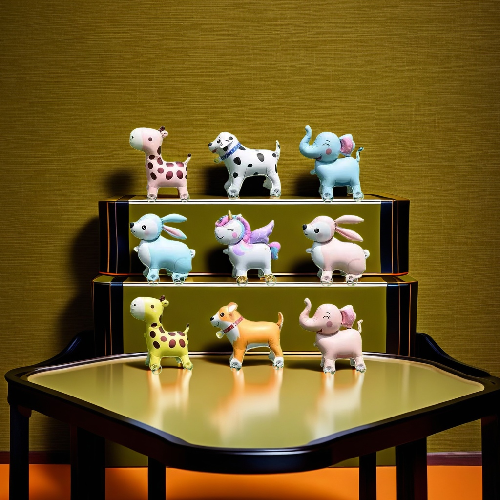 Cartoon animal inflatable toys for children's indoor and outdoor play, intelligence and early education Inflatable Specification image