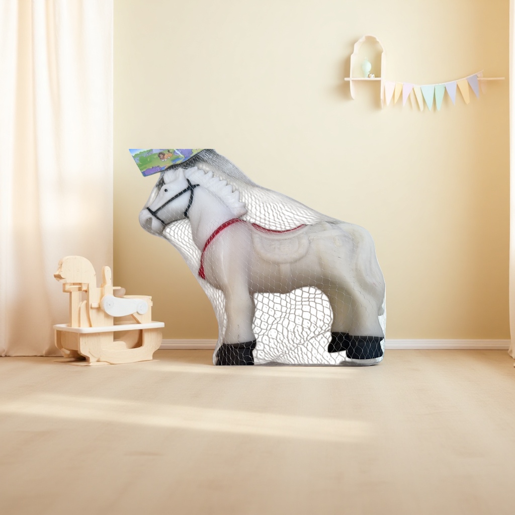 Niños puzzle peluche juguete caballo seguro no tóxico suave abrazable pacificador muñeca