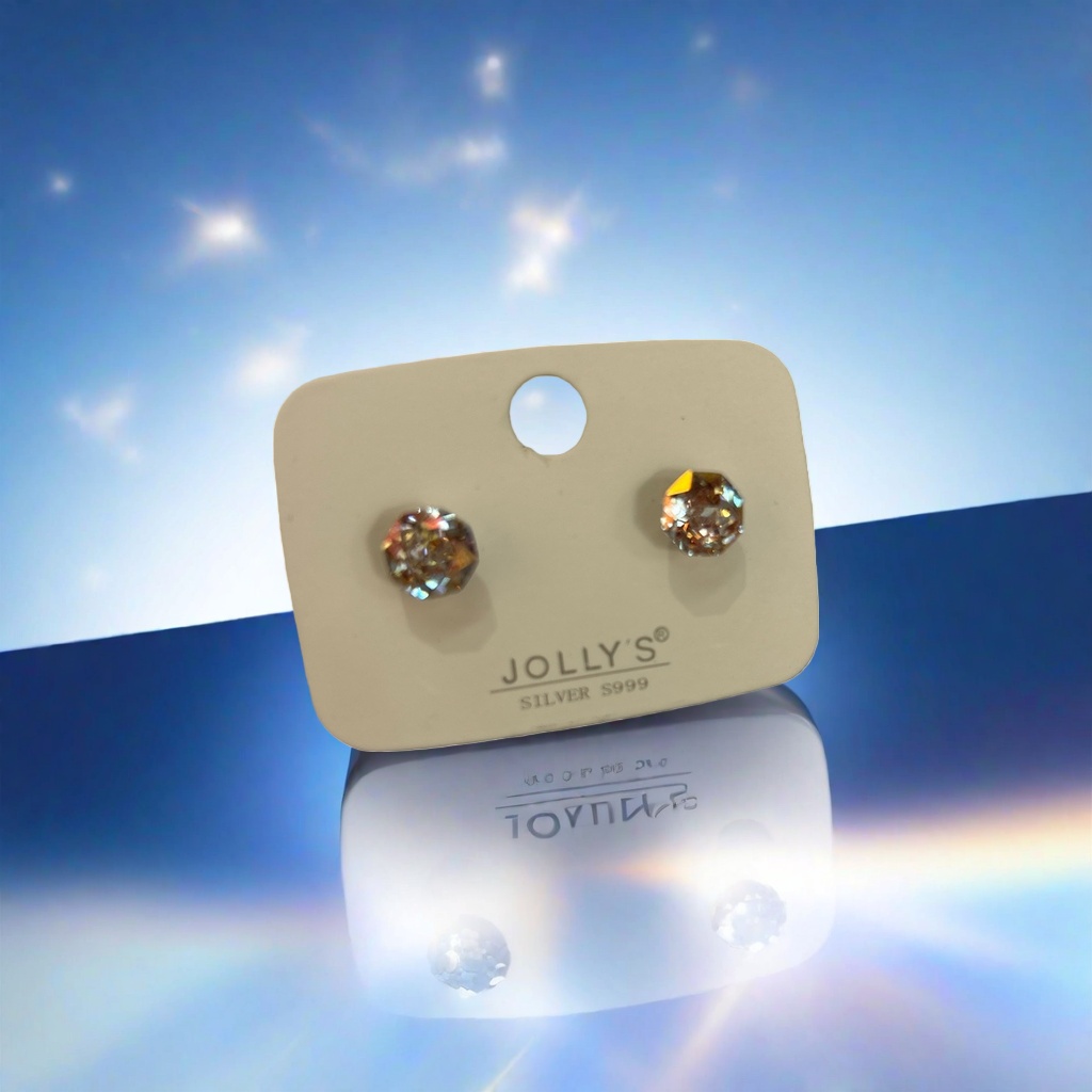 JOLLY'S银饰耳钉 时尚简约耳钉 轻奢设计耳饰