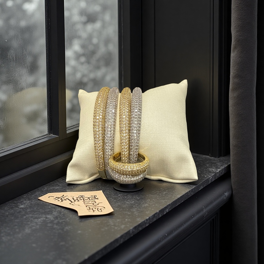 This jewelry bracelet is simple, fashionable and versatile for women. It is made of pure silver with gold plating and features a light luxury style Specification image