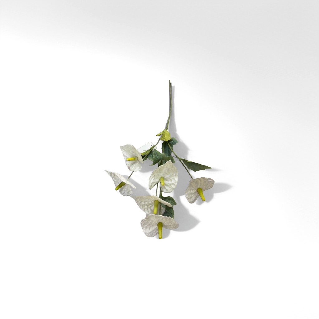 White calla lily dried flowers are used for decorative flower simulation and home decoration