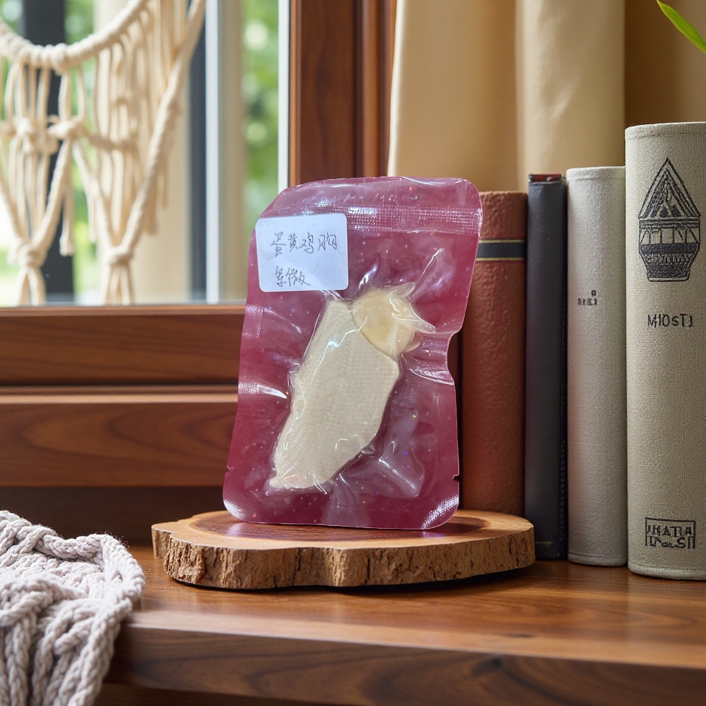 Pecho de pollo con yema de huevo alto contenido en proteínas y bajo contenido en grasa 200g en paquete pequeño individual Specification image
