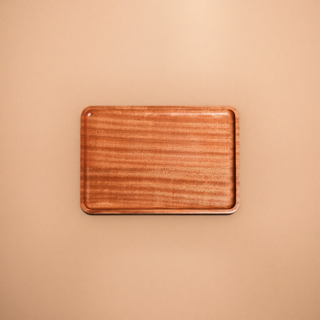 Wooden trays, multi-functional storage trays, Nordic-style solid wood coffee table trays, home decoration items Specification image