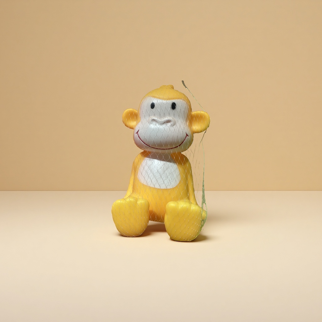 黄色猴子造型+充气玩具产品图
