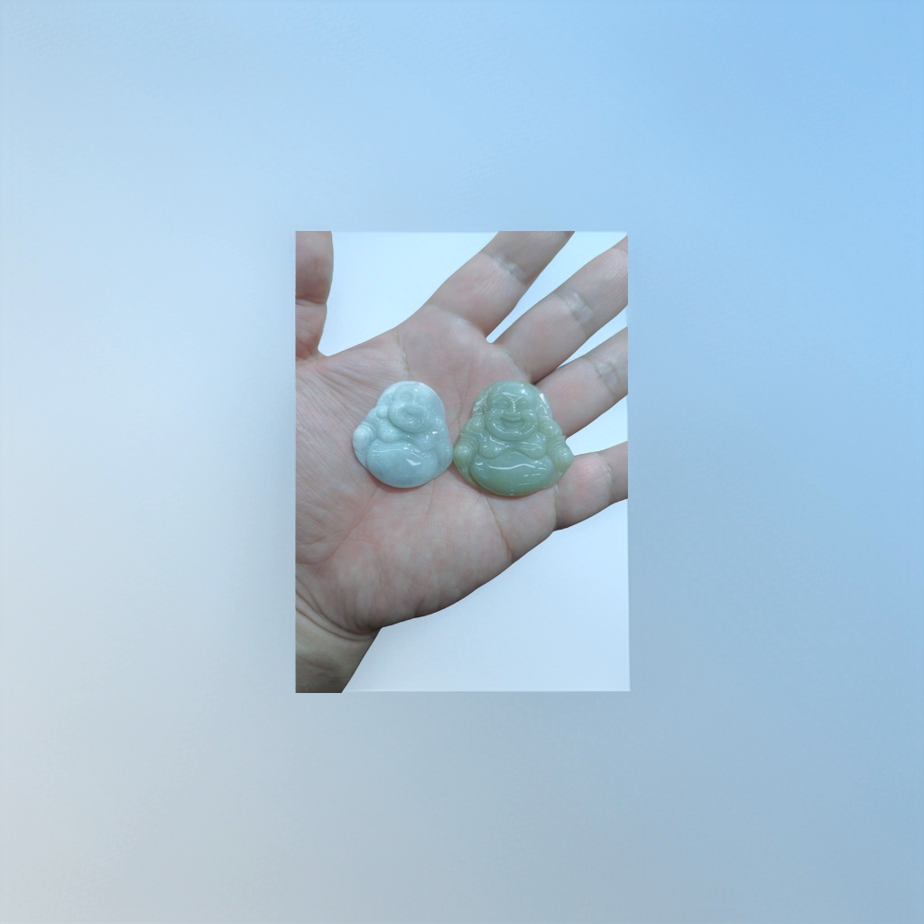 Natural jade carved Buddha statues, jade Buddha pendants, peace and good fortune pendants for men and women details Picture