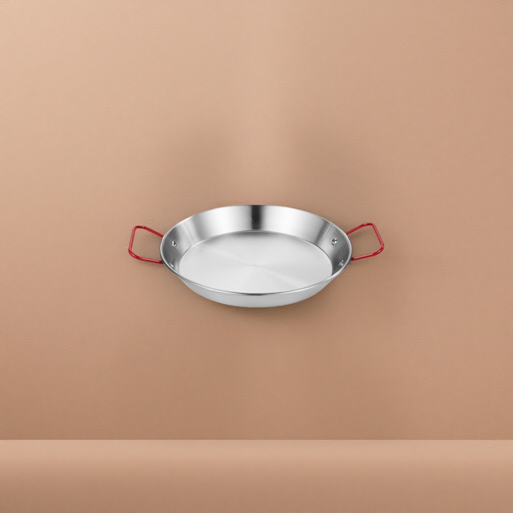 Stainless steel non-stick frying pan for household use, 28cm thickened composite bottom