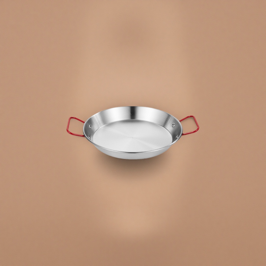 Stainless steel non-stick frying pan for household use, 28cm thickened composite bottom Application Scenario