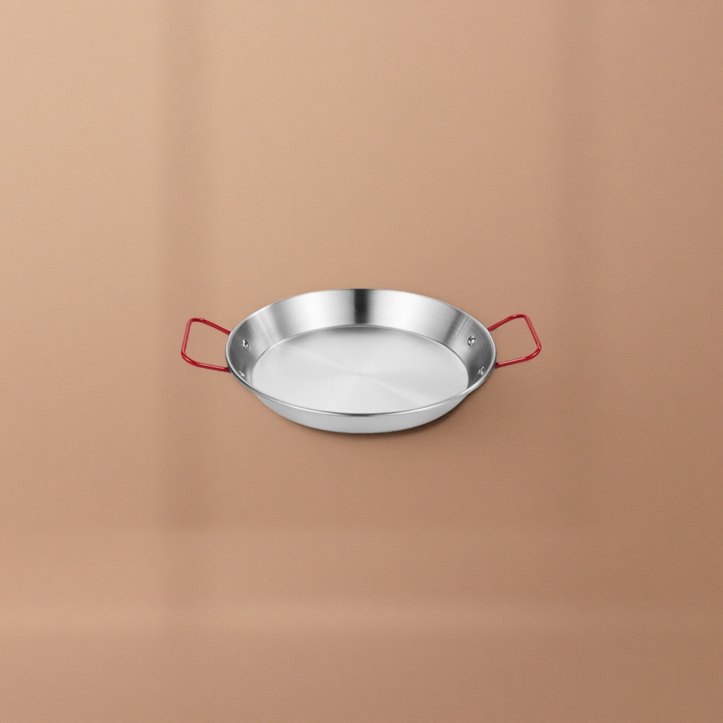 Stainless steel non-stick frying pan for household use, 28cm thickened composite bottom Specification image