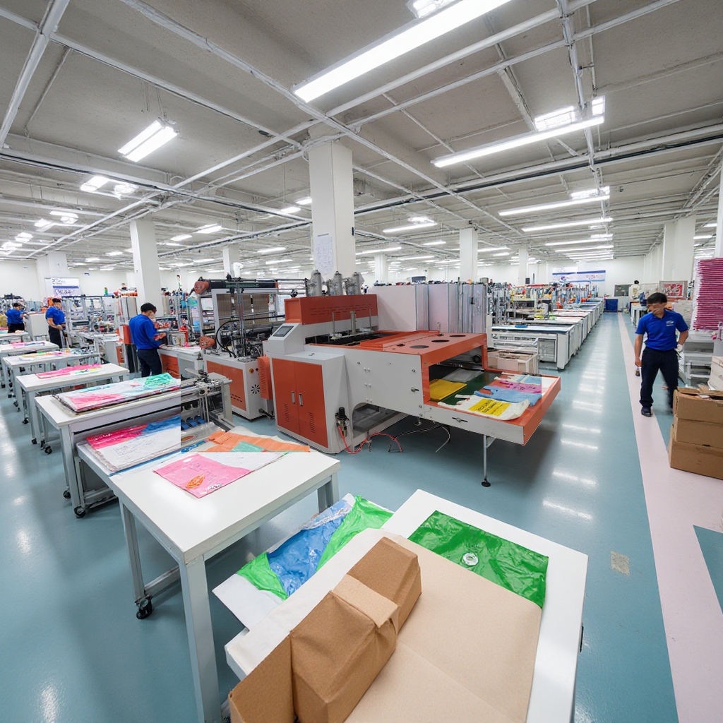 High-precision servo-controlled bag-making machine for industrial equipment plastic bag production