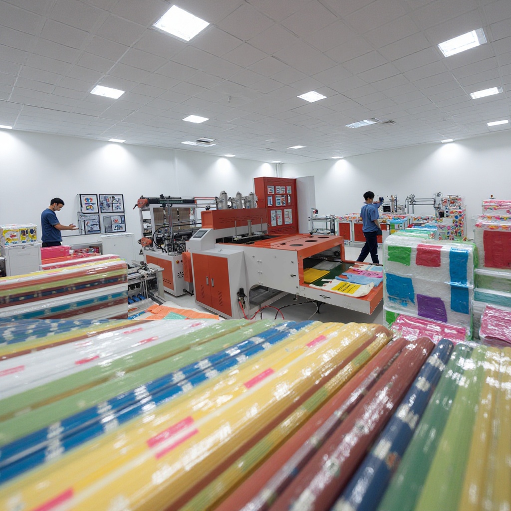 High-precision servo-controlled bag-making machine for industrial equipment plastic bag production details Picture