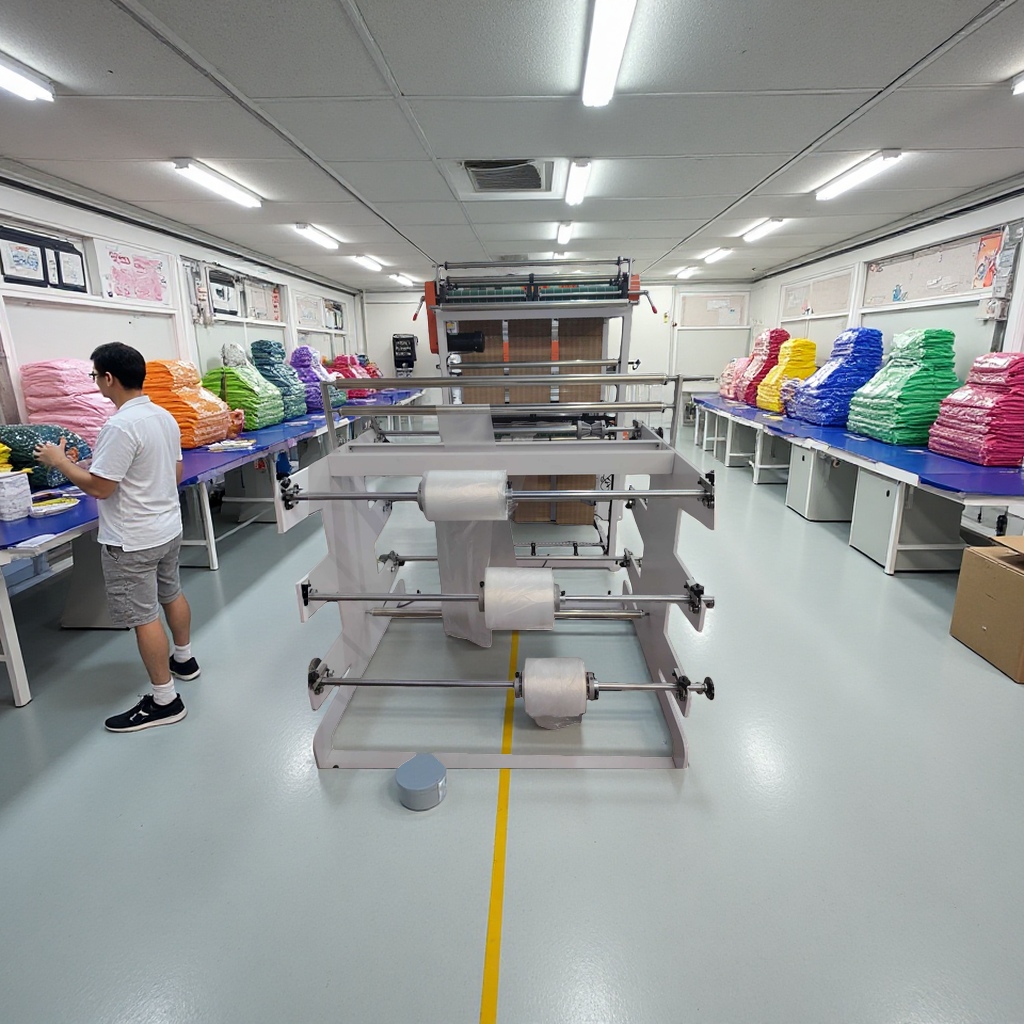 High-precision servo-controlled bag-making machine for industrial equipment plastic bag production Application Scenario