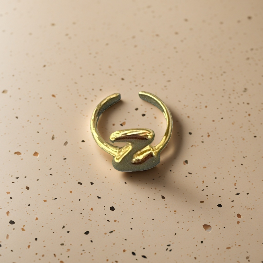 Леди с золотым кольцом, коротко, серебряное, позолоченное кольцо 18K золотое кольцо чувства Application Scenario