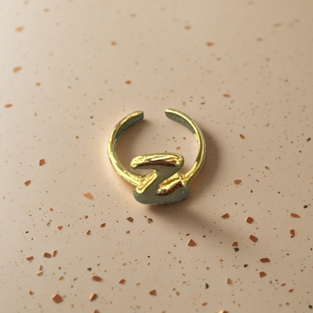Леди с золотым кольцом, коротко, серебряное, позолоченное кольцо 18K золотое кольцо чувства