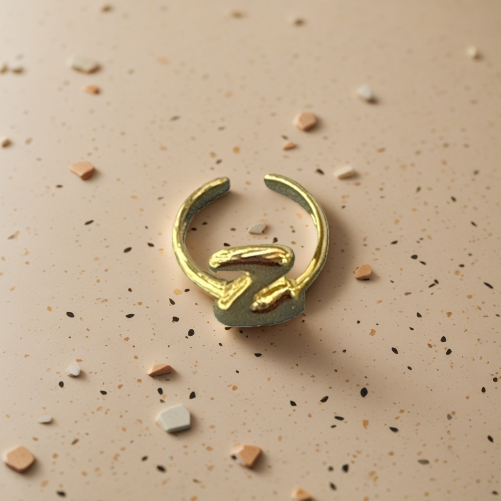 Леди с золотым кольцом, коротко, серебряное, позолоченное кольцо 18K золотое кольцо чувства details Picture