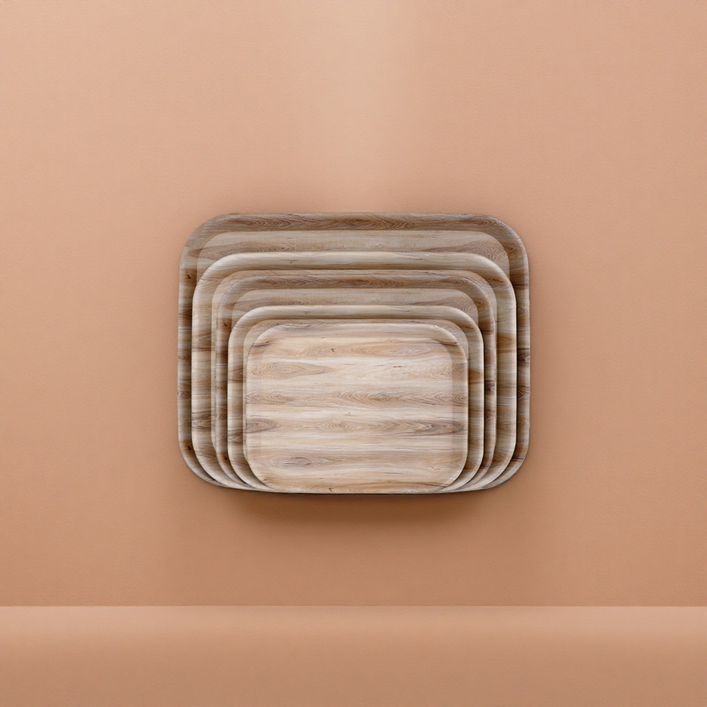 Rectangle Serving Tray, Nordic style living room coffee table storage tray