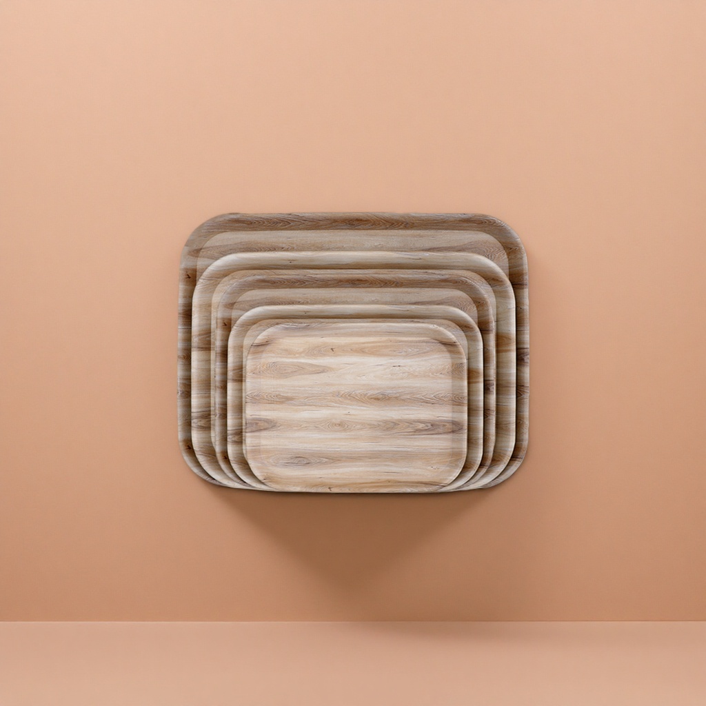 Rectangle Serving Tray, Nordic style living room coffee table storage tray Specification image