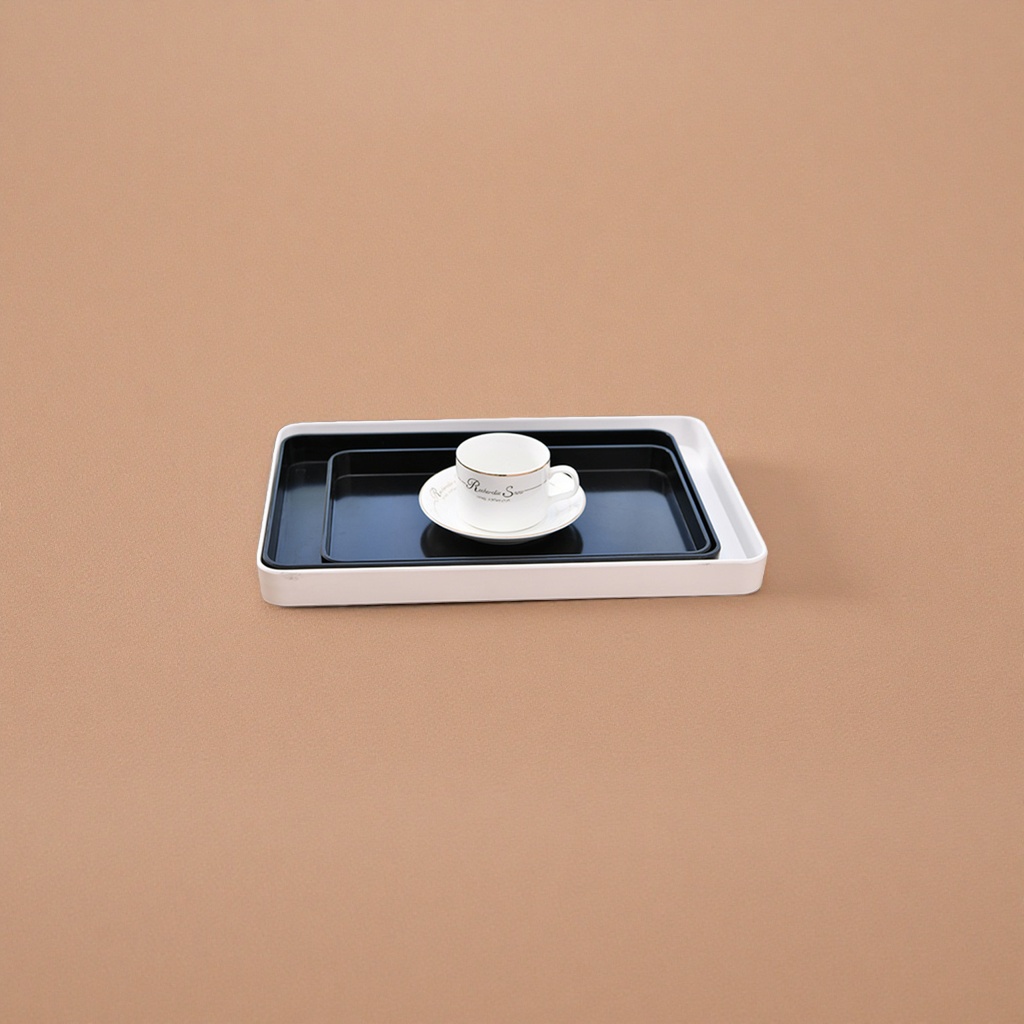 Bandeja bandeja de almacenamiento de cocina antideslizante engrosada material PP bandeja multifuncional Specification image