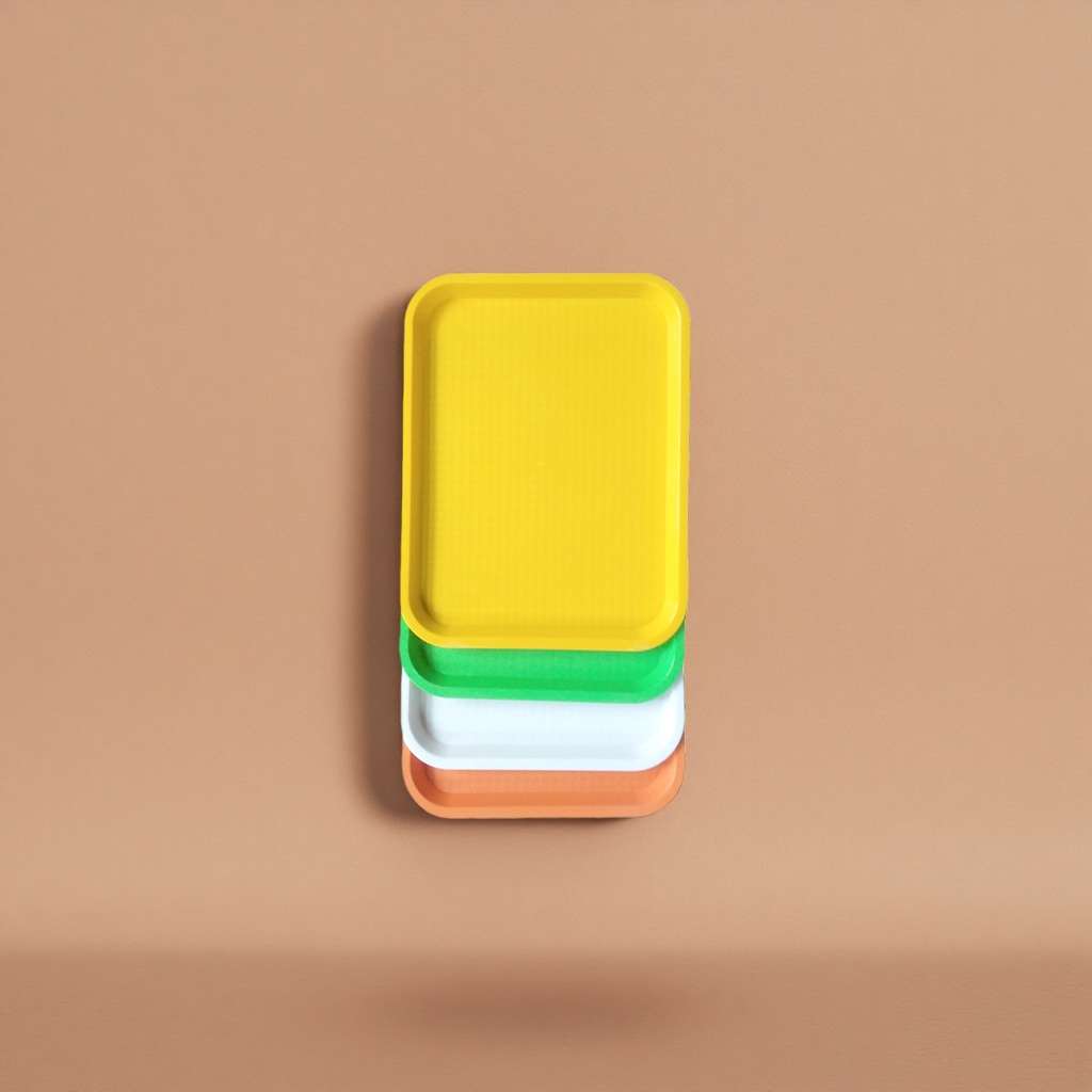 The main body of the colored plastic pallet is thickened and anti-slip for storing and organizing household kitchenware Application Scenario