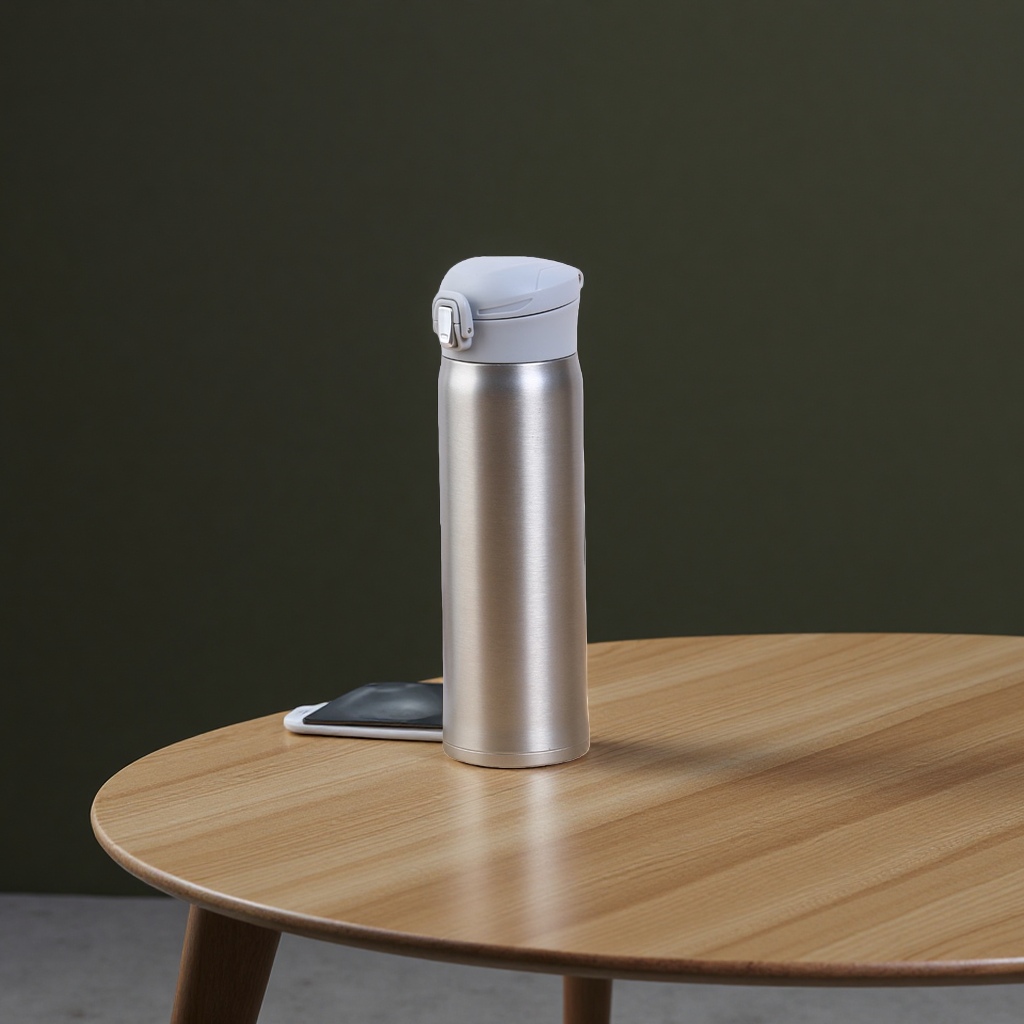 Stainless steel insulated cup 500ml vacuum heat insulation, cold and heat preservation portable water cup details Picture