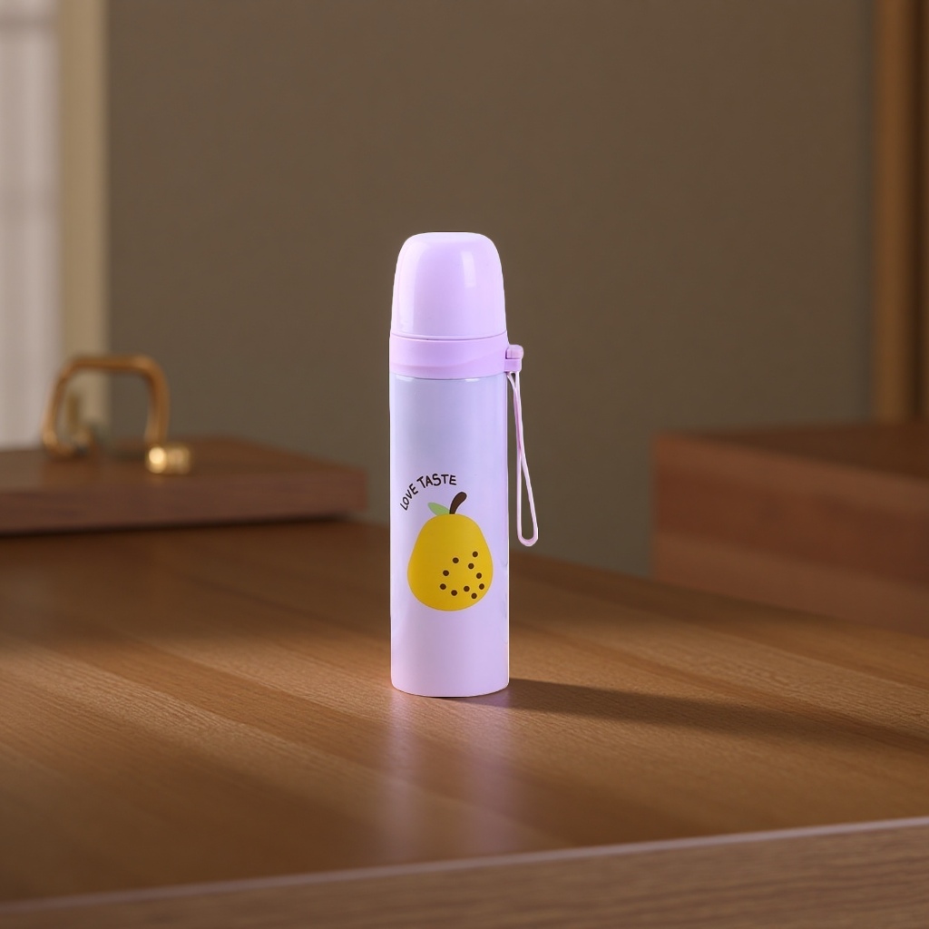 Purple insulated cup main body stainless steel vacuum insulated hot and cold water cup accessories details Picture