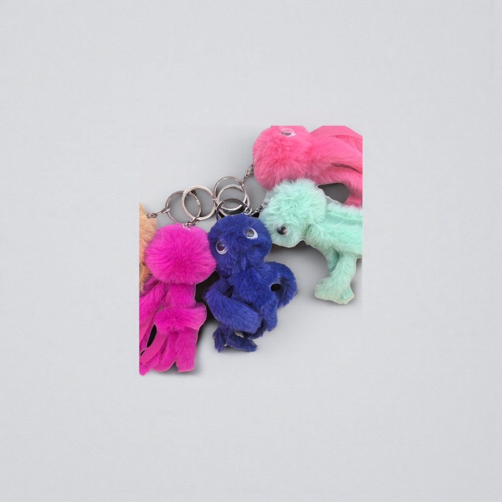 Cute and soft plush toy octopus pendant for bedroom car decoration details Picture