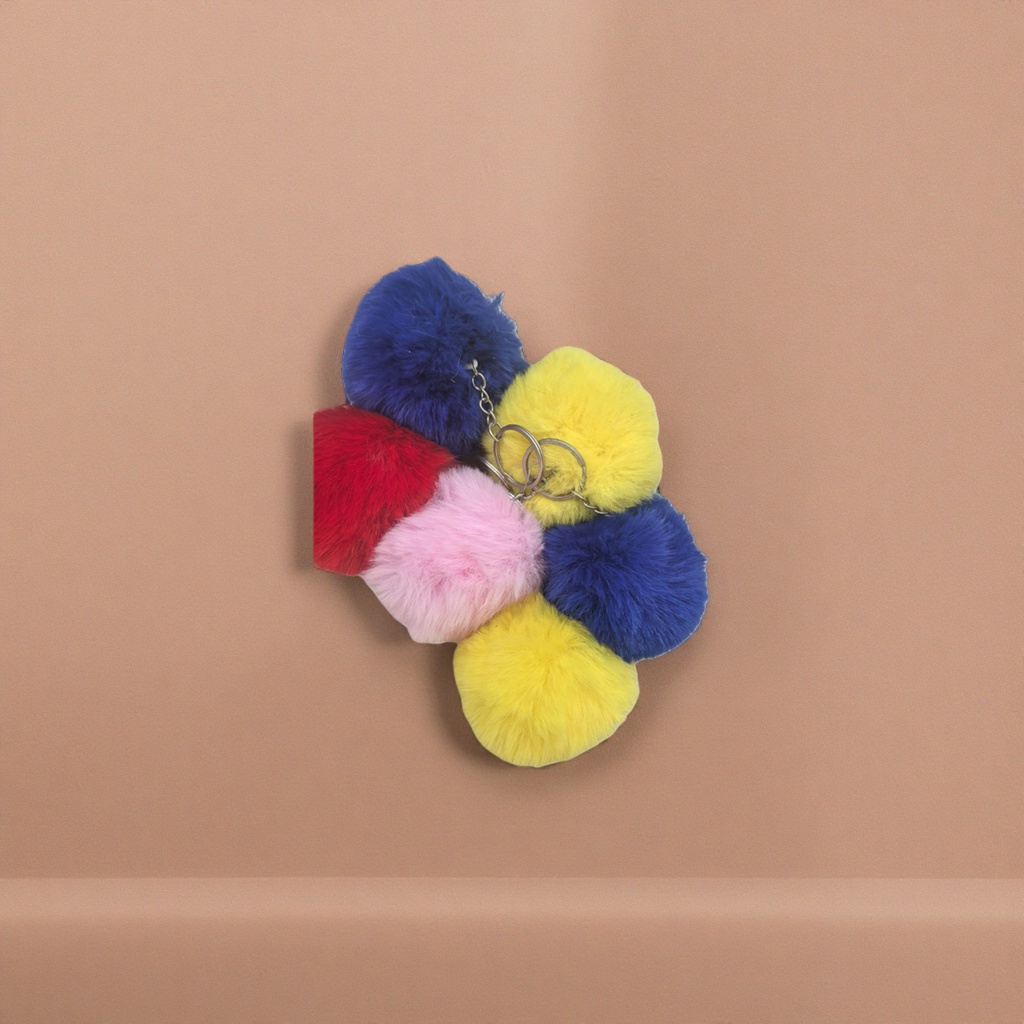 Plush ball keychain, cute plush pendant, small portable item Specification image