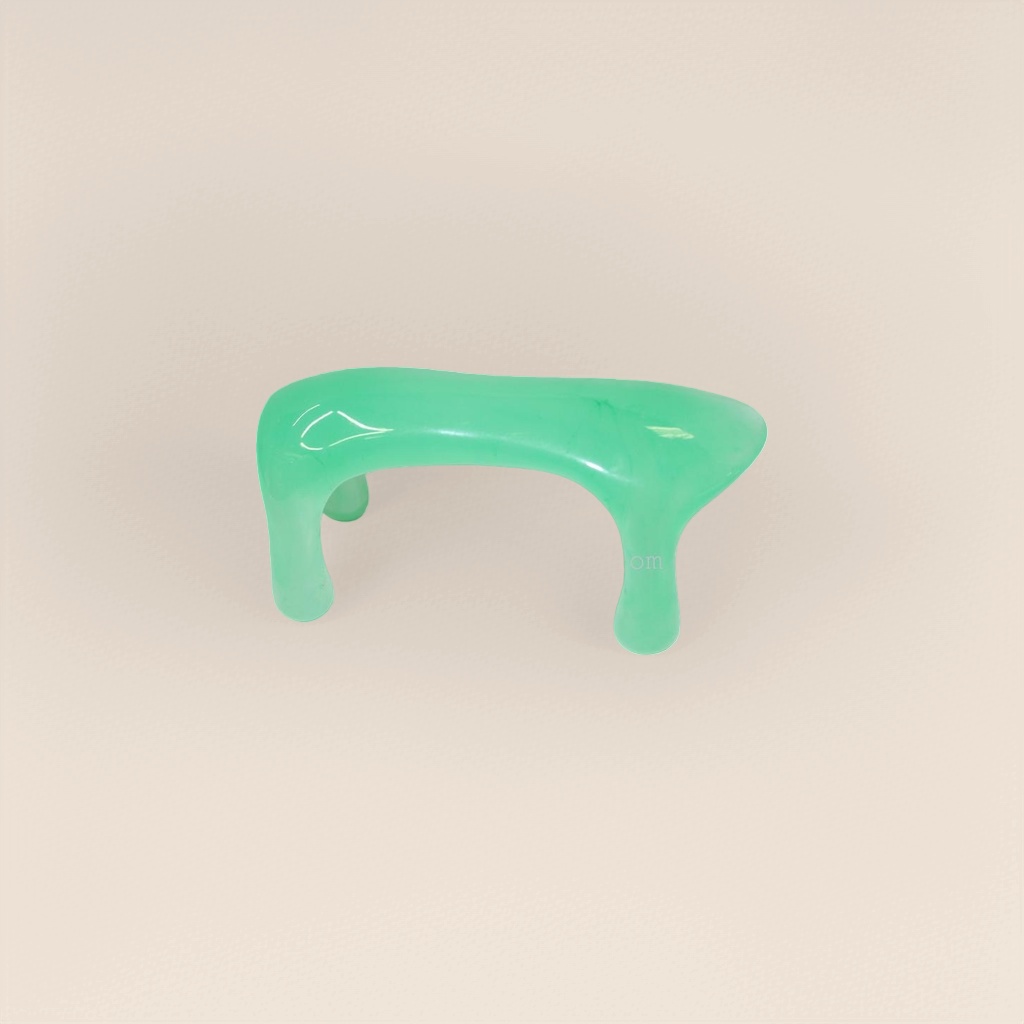 Fabricante al por mayor taburete de plástico verde cuerpo del hogar plegable ligero portador sólido simple moderno Specification image