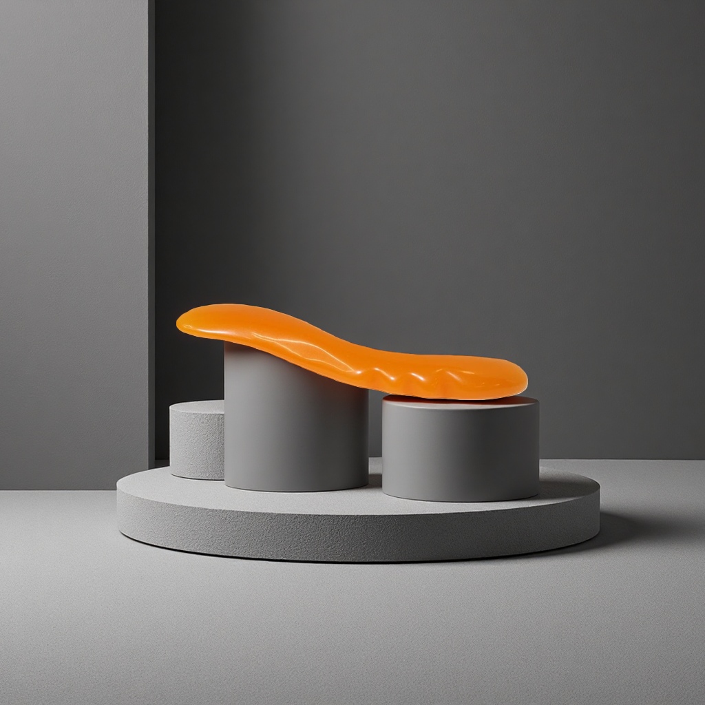 The orange massager is a portable home massager for relaxing muscles and relieving fatigue details Picture