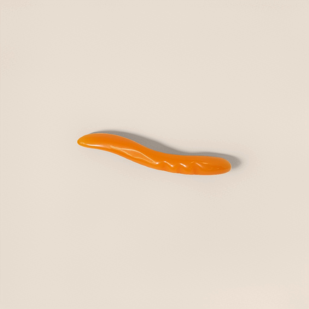 The orange massager is a portable home massager for relaxing muscles and relieving fatigue