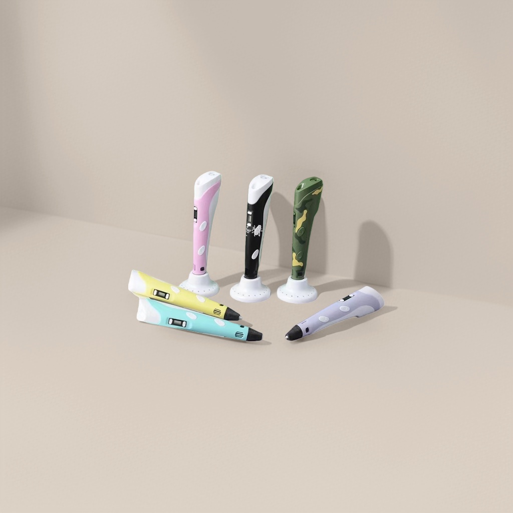 3D打印笔儿童创意绘画手写绘图工具可调速LED显示