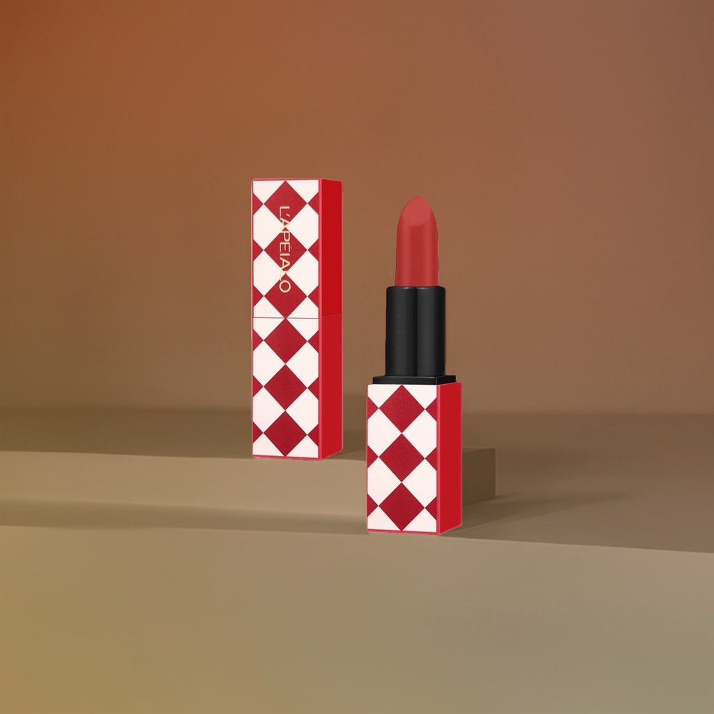 Fashionable lipstick storage set with lipstick tube and packaging box